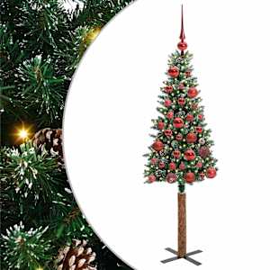 vidaXL Peen j&otilde;ulupuu Roheline 150 cm PVC ja tahke m&auml;nd