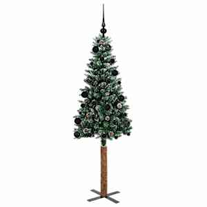Úzký vánoční stromeček s 150 LED diodami Zelená 150 cm - obrázek 4