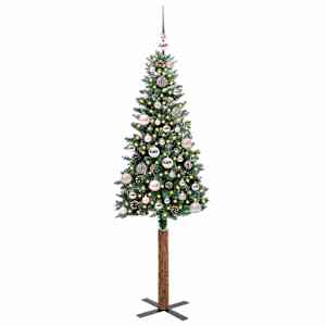 Úzký vánoční stromeček s 150 LED diodami Zelená 150 cm - obrázek 2