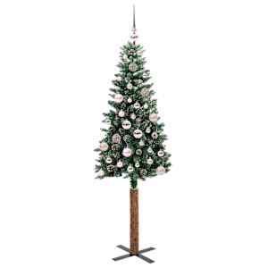 Úzký vánoční stromeček s 150 LED diodami Zelená 150 cm - obrázek 3