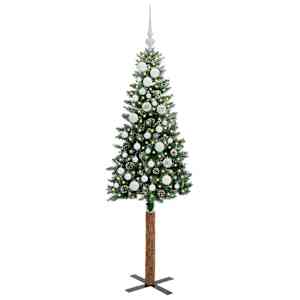 Úzký vánoční stromeček s 150 LED diodami Zelená 150 cm - obrázek 3