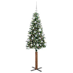Úzký vánoční stromeček s 150 LED diodami Zelená 150 cm - obrázek 3