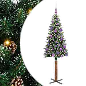 vidaXL Peen j&otilde;ulupuu Roheline 150 cm PVC ja tahke m&auml;nd