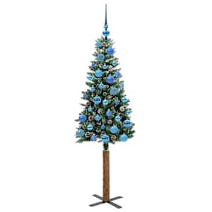 Úzký vánoční stromeček s 150 LED diodami Zelená 150 cm - obrázek 4
