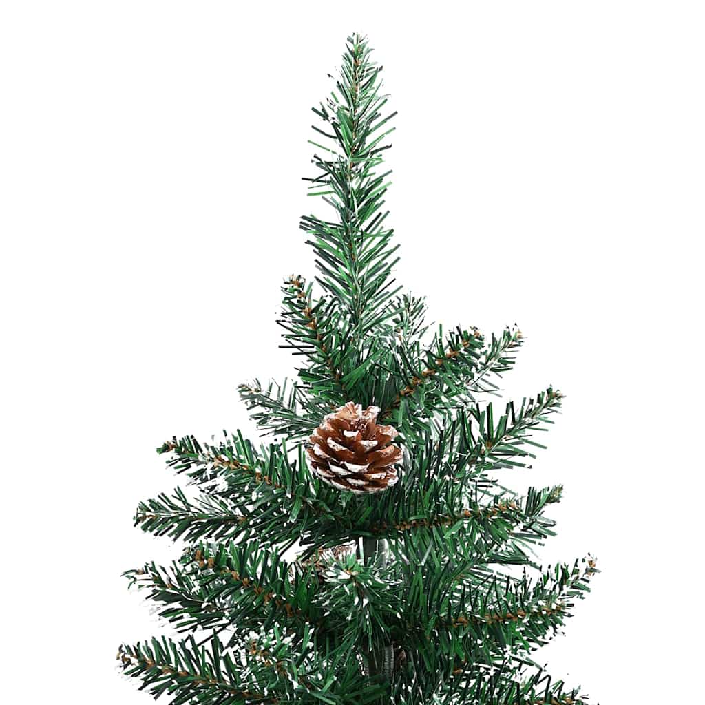 Úzký vánoční stromeček s 150 LED diodami Zelená 150 cm - obrázek 15