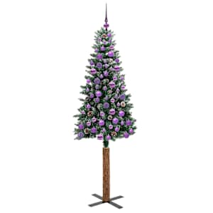 Úzký vánoční stromeček Zelená 180 cm - obrázek 4