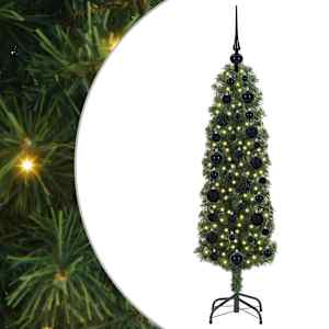 vidaXL Tehisj&otilde;ulupuu Roheline 120 cm PVC, teras ja plastik
