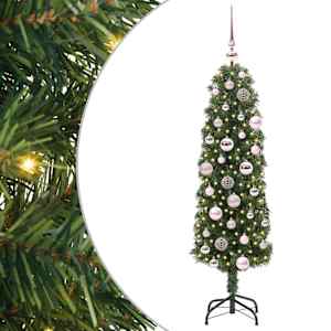 vidaXL Tehisj&otilde;ulupuu Roheline 120 cm PVC, teras ja plastik