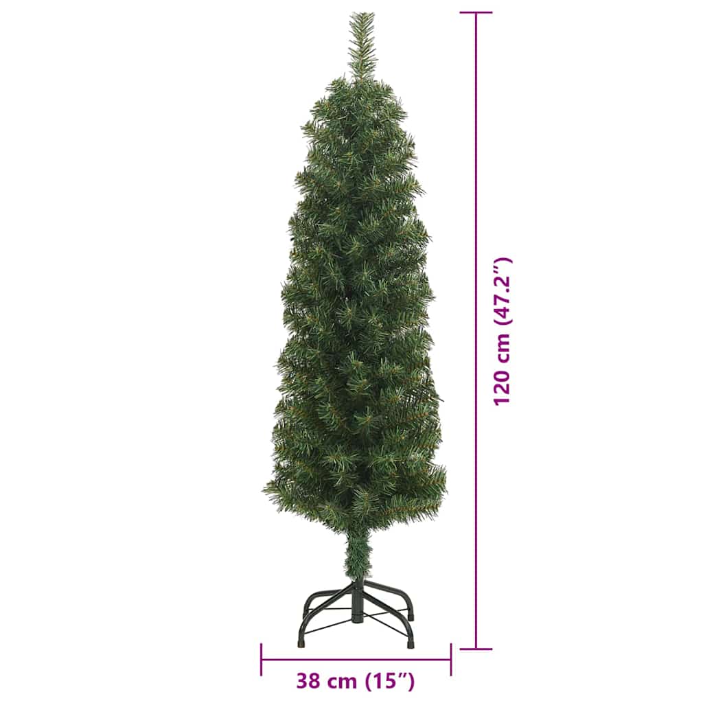 Umělý vánoční stromeček Zelená 120 cm PVC, ocel a plast - obrázek 14