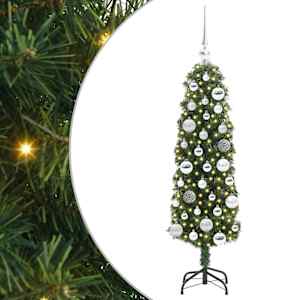 vidaXL Tehisj&otilde;ulupuu Roheline 120 cm PVC, teras ja plastik
