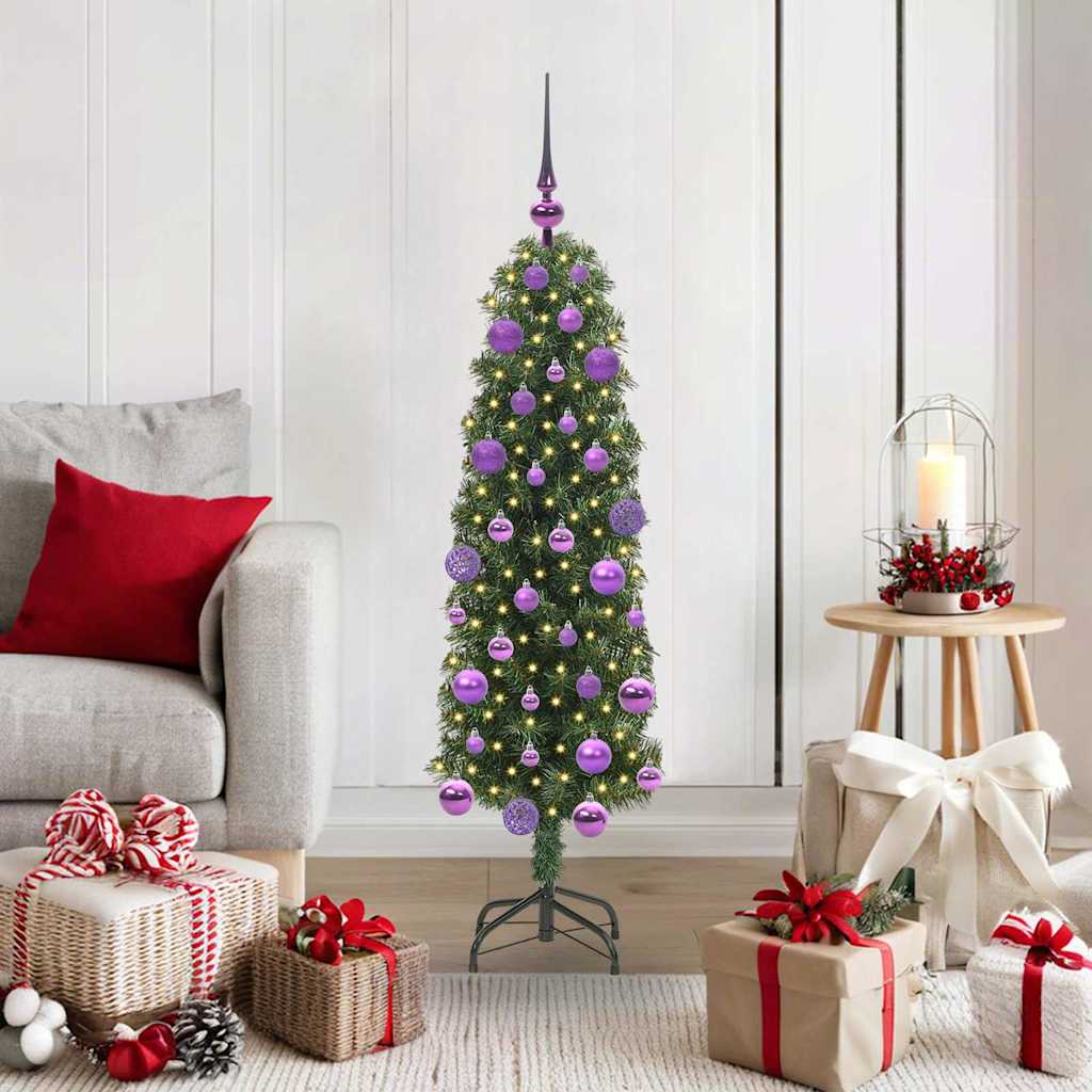 Sapin de Noël artificiel Vert 120 cm PVC et acier et plastique