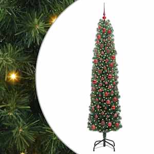 Umestno božično drevo Zelena 180 cm PVC in Jeklo in Plastika