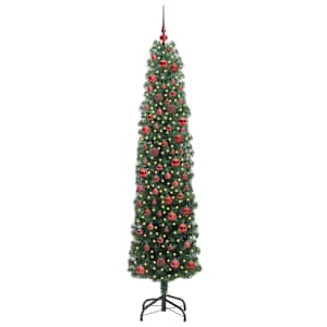 Umělý vánoční stromeček Zelená 180 cm PVC, ocel a plast - obrázek 2