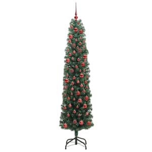 Umělý vánoční stromeček Zelená 180 cm PVC, ocel a plast - obrázek 3