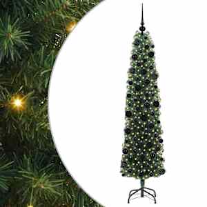 vidaXL Tehisj&otilde;ulupuu Roheline 180 cm PVC, teras ja plastik