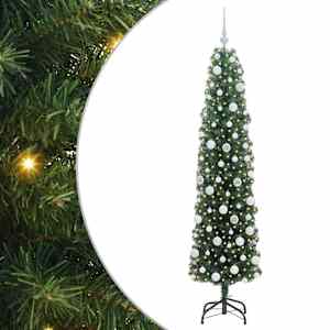 vidaXL Tehisj&otilde;ulupuu Roheline 180 cm PVC, teras ja plastik