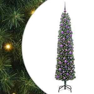 vidaXL Tehisj&otilde;ulupuu Roheline 180 cm PVC, teras ja plastik