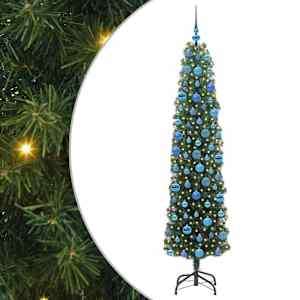 vidaXL Tehisj&otilde;ulupuu Roheline 180 cm PVC, teras ja plastik
