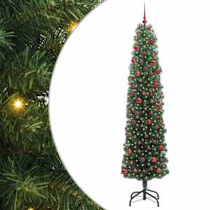 Umělý vánoční stromeček Zelená 210 cm PVC, ocel a plast - obrázek 1