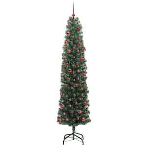 Umělý vánoční stromeček Zelená 210 cm PVC, ocel a plast - obrázek 3