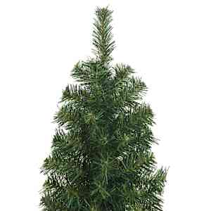 Umělý vánoční stromeček Zelená 210 cm PVC, ocel a plast - obrázek 11