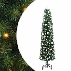 Umělý vánoční stromeček Zelená 210 cm PVC, ocel a plast - obrázek 2