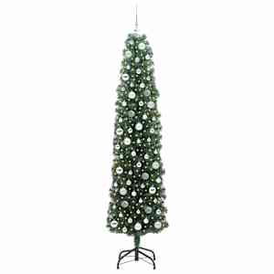 Umělý vánoční stromeček Zelená 210 cm PVC, ocel a plast - obrázek 3
