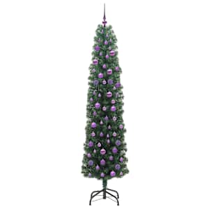 Umělý vánoční stromeček Zelená 210 cm PVC, ocel a plast - obrázek 4