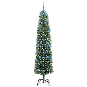 Umělý vánoční stromeček Zelená 210 cm PVC, ocel a plast - obrázek 3