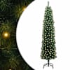 vidaXL Tehisj&otilde;ulupuu Roheline 240 cm PVC, teras ja plastik