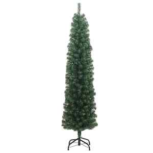 Umělý vánoční stromeček Zelená 240 cm PVC, ocel a plast - obrázek 3