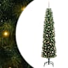 vidaXL Tehisj&otilde;ulupuu Roheline 240 cm PVC, teras ja plastik