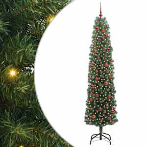 Umělý vánoční stromeček Zelená 240 cm PVC, ocel a plast - obrázek 2