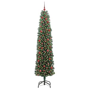 Umělý vánoční stromeček Zelená 240 cm PVC, ocel a plast - obrázek 3