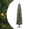 vidaXL Tehisj&otilde;ulupuu Roheline 240 cm PVC, teras ja plastik