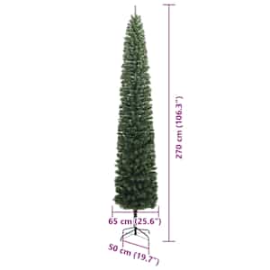 Umělý vánoční stromeček Zelená 270 cm PVC, ocel a plast - obrázek 14