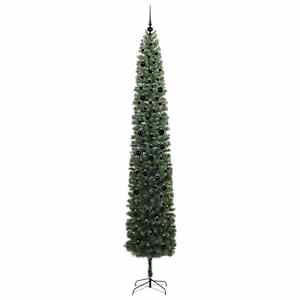Umělý vánoční stromeček Zelená 270 cm PVC, ocel a plast - obrázek 4