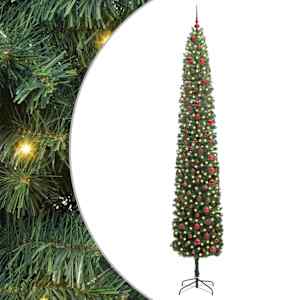 Umělý vánoční stromeček Zelená 300 cm PVC, ocel a plast - obrázek 1