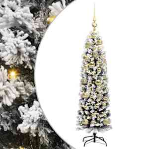 Umělý vánoční stromeček Zelená 120 cm PVC, ocel a plast - obrázek 2