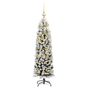 Umělý vánoční stromeček Zelená 120 cm PVC, ocel a plast - obrázek 3