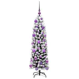 Umělý vánoční stromeček Zelená 120 cm PVC, ocel a plast - obrázek 4