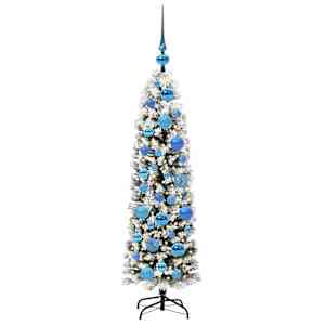Umělý vánoční stromeček Zelená 120 cm PVC, ocel a plast - obrázek 3