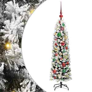 Umělý vánoční stromeček Zelená 120 cm PVC, ocel a plast - obrázek 2