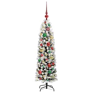 Umělý vánoční stromeček Zelená 120 cm PVC, ocel a plast - obrázek 3