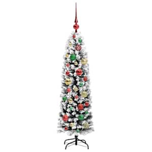 Umělý vánoční stromeček Zelená 120 cm PVC, ocel a plast - obrázek 6