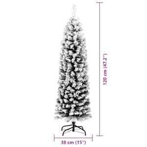 Umělý vánoční stromeček Zelená 120 cm PVC, ocel a plast - obrázek 18