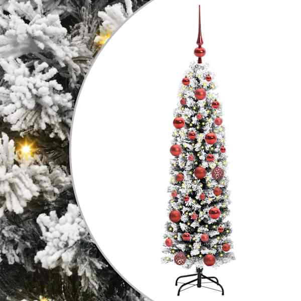 vidaXL Tehisj&otilde;ulupuu Roheline 150 cm PVC, teras ja plastik