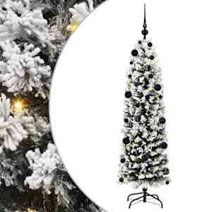 vidaXL Tehisj&otilde;ulupuu Roheline 150 cm PVC, teras ja plastik