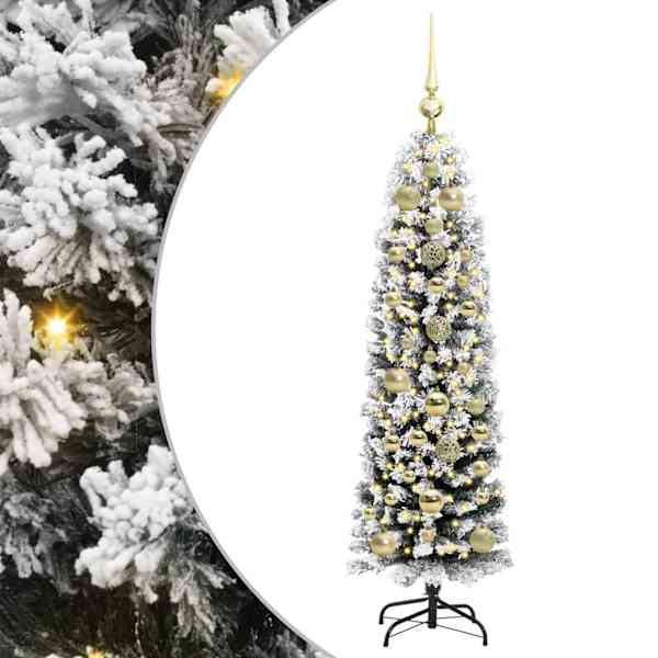 vidaXL Tehisj&otilde;ulupuu Roheline 150 cm PVC, teras ja plastik