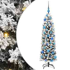 vidaXL Tehisj&otilde;ulupuu Roheline 150 cm PVC, teras ja plastik